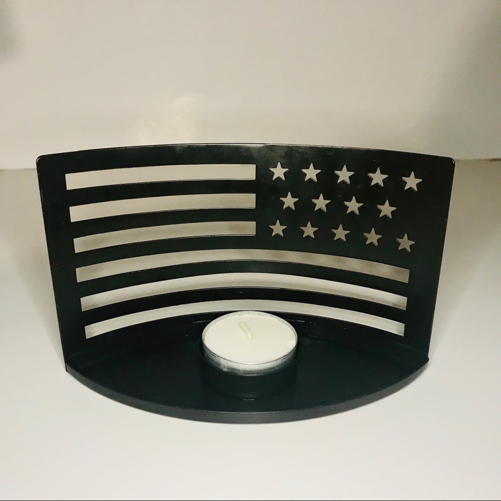 At Home Patriotic flag tea light holder - Picture 2 of 3